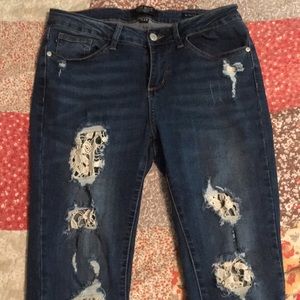 Judy blue lace jean Sz 9